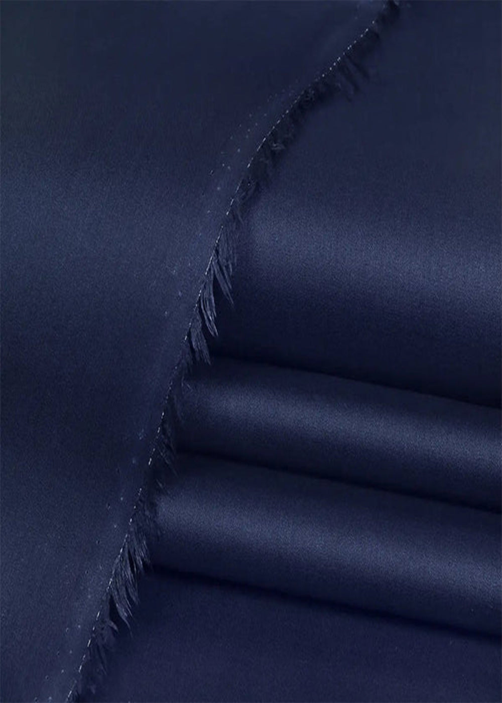 Classic Navy Blue Unstitched cotton Fabric